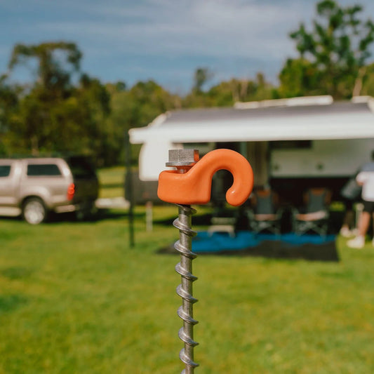 Ground Dogs Screw In Peg W/Hook Collar