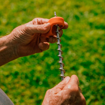 Ground Dogs Screw In Peg W/Hook Collar