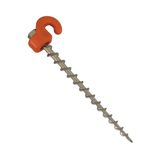 Ground Dogs Screw In Peg W/Hook Collar