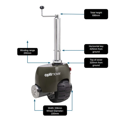 Optitec Optimover V3 Remote Control Jockey Wheel